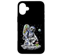 Space Astronaut Botanical Flowers Botany Ecology Botany Case for iPhone 16 Plus