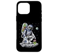 Space Astronaut Botanical Flowers Botany Ecology Botany Case for iPhone 16 Pro Max