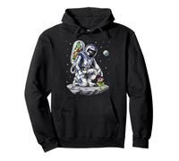 Space Astronaut Botanical Flowers Botany Ecology Botany Pullover Hoodie