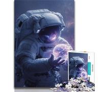 Space Astronaut JigsawPuzzle 1000 Pieces for Adults,Family Game Stress Reliever Difficult Challenge Great Gifts And Toys 50x75cm