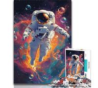 Space Astronaut JigsawPuzzle 1000 Pieces for Teenagers,Challenging Family Activity Games DIY Toy for Home Wall Decor Gifts (38x26cm)