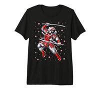 Space Astronaut Samurai Japanese Warrior Swords Ninja Premium T-Shirt