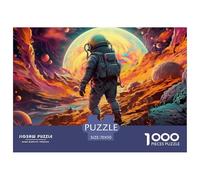 Space Astronaut1000 Piece Jigsaw Puzzle for Adults Family Game Ad AstraChallenging for Home Decoration Great Gift Idea70x50cm/1000pcs