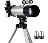 Space Astronomic Telescope， Outdoor HD 90X Zoom Telescope， 360x50mm Refractive Space Astronomical Telescope Monocular Travel Spotting Scope with Tripod， Moon Lens