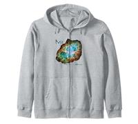 Space Astronomy M1 The Crab Nebula Messier Astronomers Zip Hoodie