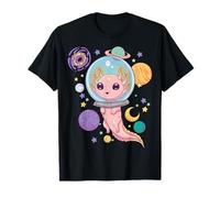 Space Axolotl Shirt Kawaii Pastel Goth Anime Aesthetic Goth T-Shirt