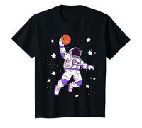 Space Basketball Player Slam Dunk Stars T-Shirt