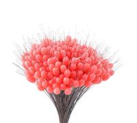 Space Bean Silicone Fishing Float Stops,300pcs Line Stoppers for Pole Fishing,Depth Control,Carp Rig,Elastic Bobber Stoppers(red-S olive style)