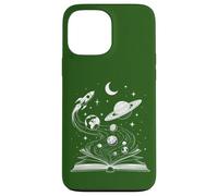 Space Books Bookworm Astronomy Science Galaxy Planet Phone Case for iPhone 13 Pro Max