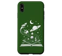 Space Books Bookworm Astronomy Science Galaxy Planet Phone Case for iPhone XS Max