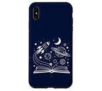 Space Books Bookworm Astronomy Science Galaxy Planet Phone Case for iPhone XS Max