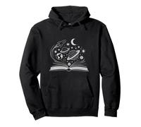 Space Books Bookworm Astronomy Science Galaxy Planet Pullover Hoodie