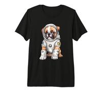 Space Boxer - Cosmic Canine Explorer Premium T-Shirt