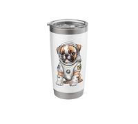 Space Boxer - Cosmic Canine Explorer Stainless Steel Insulated Tumbler