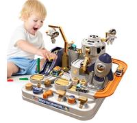 Space Breakthrough Adventure - 31x22.5x11cm ABS Material, Car Track Set with 3 Mini Cars and 1 Astronaut | Perfect For Kids Preschool Boys Girls Educational Development Fun Activity