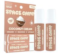 Space Camp Jumbo Lip Balm - Coconut Cream Organic Balm (Pack of 2)