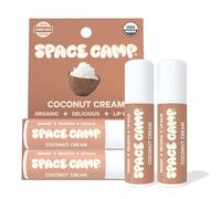 Space Camp Jumbo Lip Balm - Coconut Cream Organic Balm (Pack of 2)