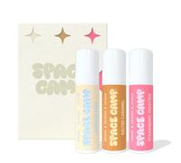 Space Camp Wellness Jumbo Lip Balm Gift Set - Organic Flavored Moisturizing Lip Balm, 3 Pack (Birthday Cake, Salted Caramel, Strawberry Frosting) - Hydrating Balm for Dry Lips