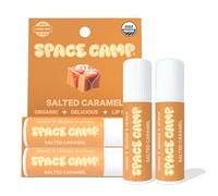 Space Camp Wellness Jumbo Lip Balm Salted Caramel Organic Flavored Balm (Pack of 2)