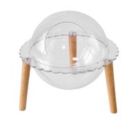 Space Capsule Cat Bed Cat Hammock Freestanding Transparent Scratcher Toy Kitten Nest Cat Habitat Pet Birthday Universal Kitty