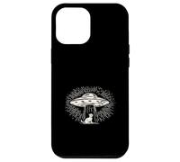 Space Cat Abduction - UFO Alien Tractor Beam Cat Design Case for iPhone 12 Pro Max