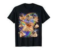 Space Cat Dumpling Rainbow Funny Cats Galaxy Kitty In Space T-Shirt