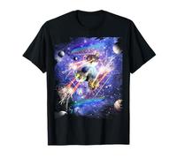 Space Cat Laser Eye Kittens Cats With Lasers Glasses T-Shirt
