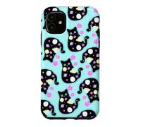 Space Cat Pattern Cute Galaxy Art Design Case for iPhone 11