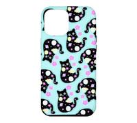 Space Cat Pattern Cute Galaxy Art Design Case for iPhone 12 Pro Max
