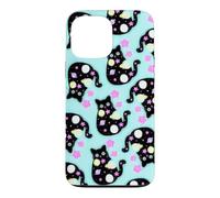 Space Cat Pattern Cute Galaxy Art Design Case for iPhone 13 Pro Max