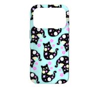 Space Cat Pattern Cute Galaxy Art Design Case for iPhone 17 Pro
