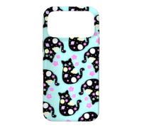Space Cat Pattern Cute Galaxy Art Design Case for iPhone 17 Pro Max