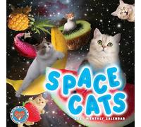 Space Cats 2027 Wall Calendar | 12" X 24" Open | Marble City Press | Plastic Free | Printed on Thick Art Paper