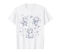 Space Cats Funny Cats Astronauts T-Shirt