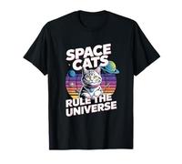 Space Cats Rule The Universe T-Shirt