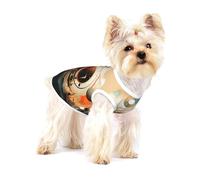 Space celestial bodies Pet Clothes for Dogs and Cats - Soft Cotton Dog Shirts, Cat Outfits, Puppy Pajamas, for small dogs like Dachshunds and Chihuahuas - Perfect for Small to Medium Sized Pets L