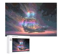 Space Challenger 1000Pc Jigsaw Puzzles All Ages Meditation Astronomical Object Jigsaws Neighborhood Get-Together Family Game Whimsical Design 1000 PCS