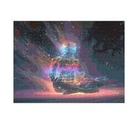 Space Challenger 500 Piece Complete DIY Jigsaw Puzzle Meditation Astronomical Object Collectors Mind Relaxation Educational Decorative Puzzle Gifts for Adults Recycled Cardboard 500 PCS