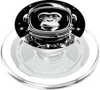 Space Chimp in Astronaut Suit and Helmet - Monkey Lovers PopSockets PopGrip for MagSafe