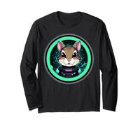 Space Chipmunk Cute Colorful Astronaut Animals Long Sleeve T-Shirt