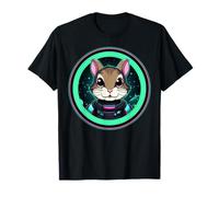 Space Chipmunk Cute Colorful Astronaut Animals T-Shirt