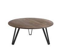Space Coffee Table Ø90 Smoked Oak