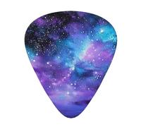Space Colorful Clouds Printed Guitar Pick 12 Pieces Guitar Pick In A Box The Makes Sound Clear Ukulele Electric Acoustic Guitar Bass (0.46 0.71 0.96mm)