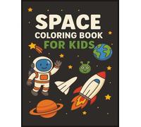 Space Coloring Book for Kids: Fun and Easy Space adventure color book, Help Otto and Tula explore the Galaxy!