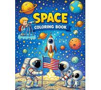 SPACE COLORING BOOK: Livro para colorir do espaço
