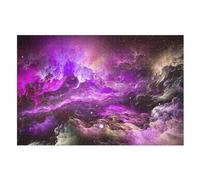 Space Colors Nebula Jigsaw Puzzles for Kids 1000 Pieces 3d Wooden Puzzle Decompression Game for Adults Women Girl Educational Game Toys （75×50cm）