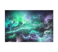 Space Colors Nebula Wooden Puzzles for Adults,1000 Piece,Jigsaw Puzzle for Teens Brain Challenge （75×50cm）