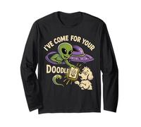 Space comes to the dog I've Come for Your Doodle Funny Dog Long Sleeve T-Shirt
