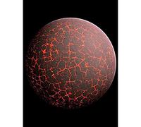 Space Concept Illustration Planet Earth Early Formation Unframed Wall Art Print Poster Home Decor Premium