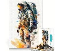 Space Conquerors 1000 Piece Jigsaw Puzzles for Adults Jigsaw Mind Play Home Pastime Clean Edge Lovely Present (38x26cm)